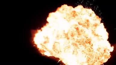 4K火焰爆炸10秒倒计时背景素材视频的预览图